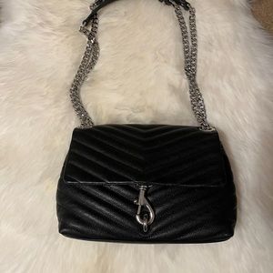Rebecca Minkoff black Edie crossbody